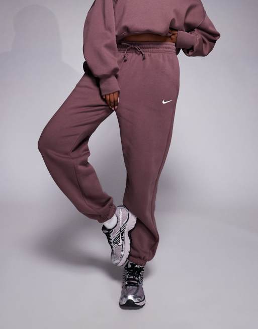 Nike Phoenix Fleece sweatpants in brown , 4 of 5