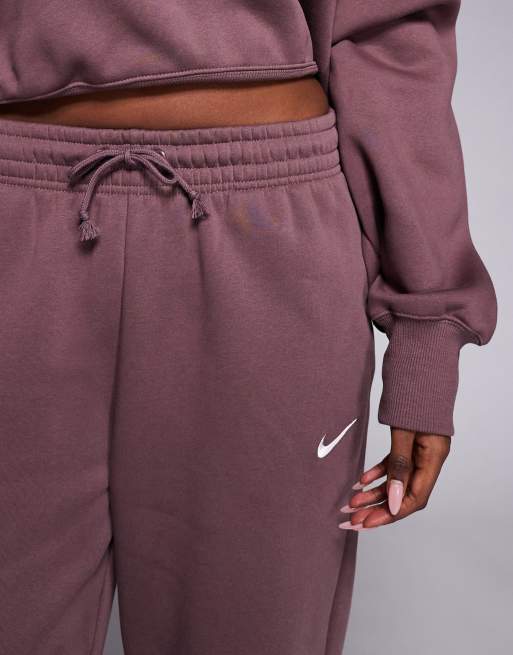 Nike Phoenix Fleece sweatpants in brown , 5 of 5