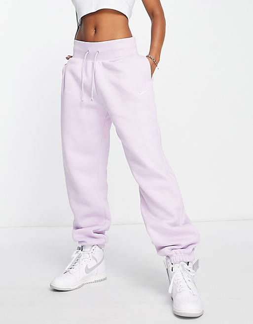 Nike Phoenix fleece sweatpants in pink - PINK