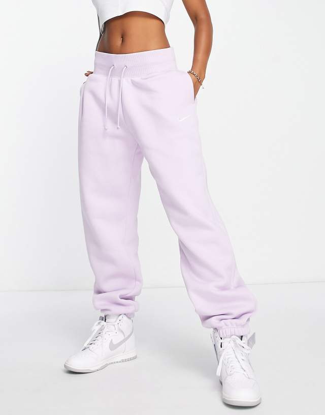 Nike Phoenix fleece sweatpants in pink - PINK