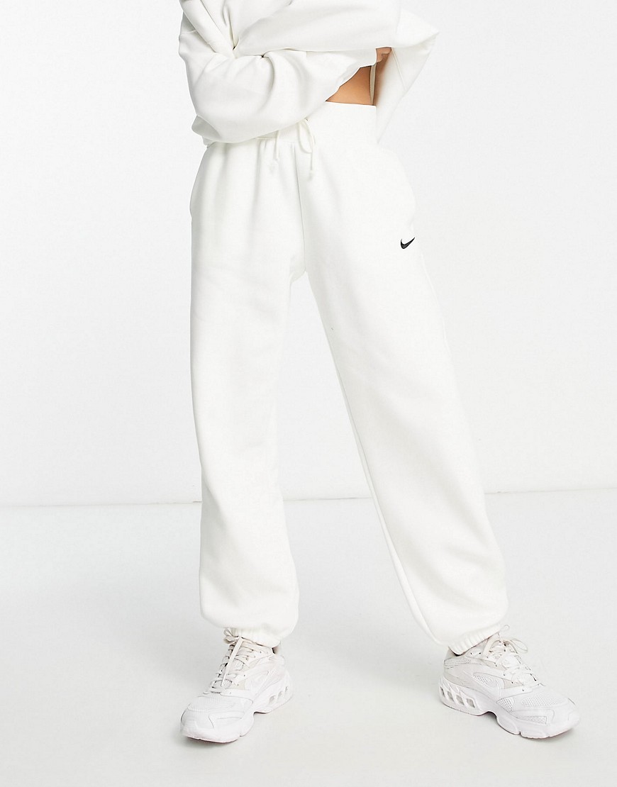 Nike Phoenix Fleece sweatpants in white