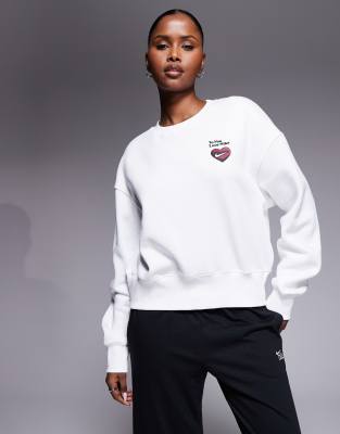 Nike - Phoenix Fleece - Sweatshirt in Weiß