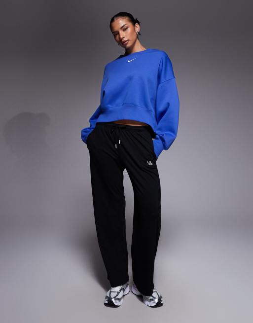 Nike - Phoenix - Over-oversized fleece sweatshirt in blauw, 2 van 4