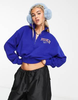 Sweat nike best sale bleu roi