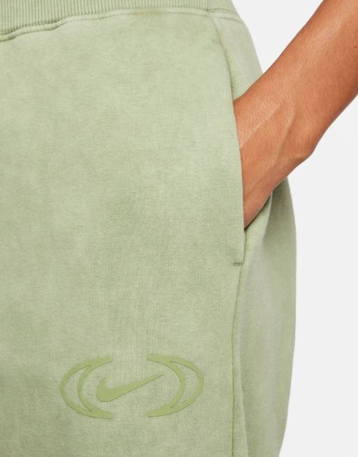 Nike Phoenix sweatpants in washed green, 2 of 4