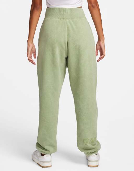 Nike Phoenix sweatpants in washed green, 3 of 4