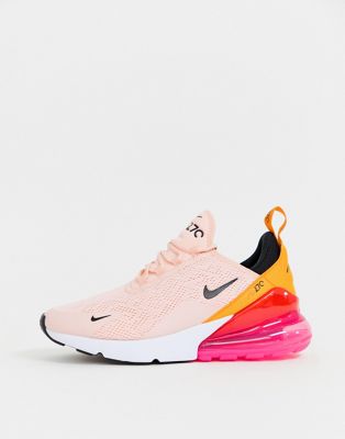 nike air max 270 trainers in pink