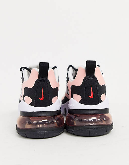 شاي ناي Nike pink and black Air Max 270 React sneakers شاي ناي