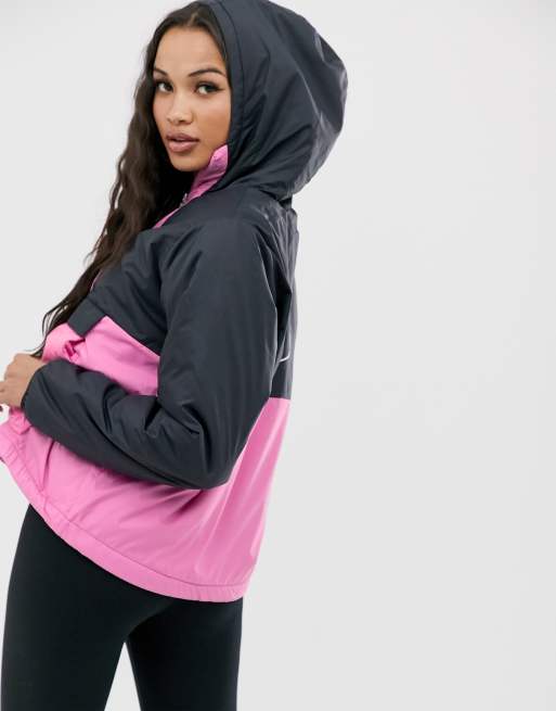 Nike pink and store black jacket