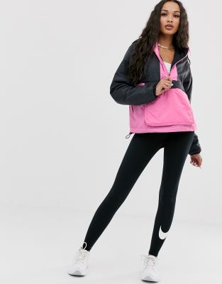 nike pullover fleece lined jacket