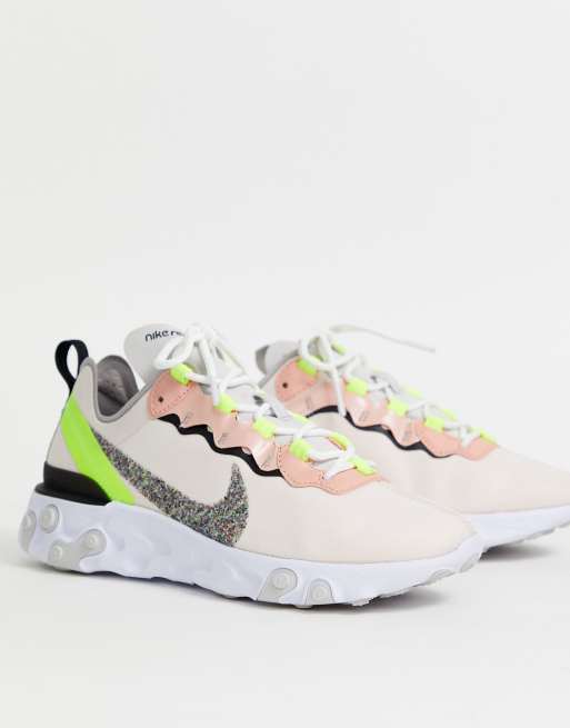 Nike react element store rosa fluo