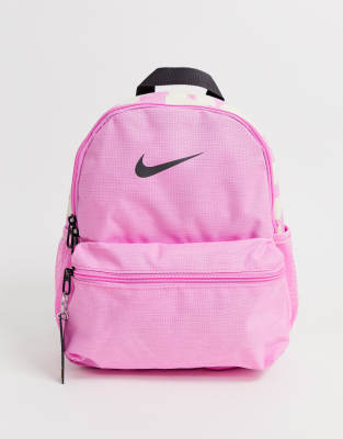 nike pink just do it mini backpack