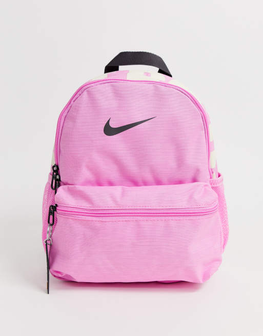 Nike pink just do it mini backpack