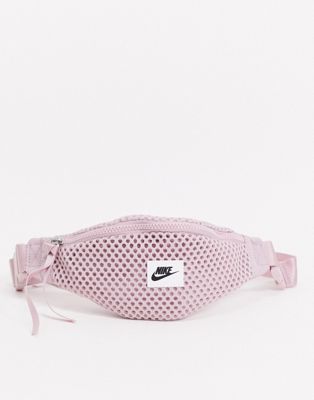 Nike pink mesh bum bag | ASOS