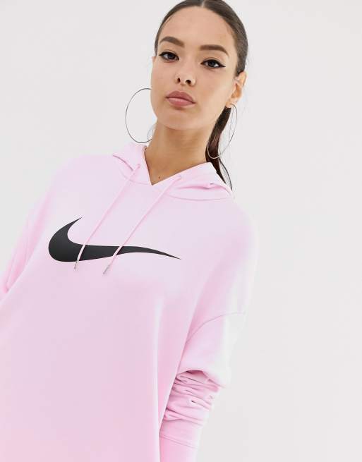 Pink nike 2025 hoodie dress