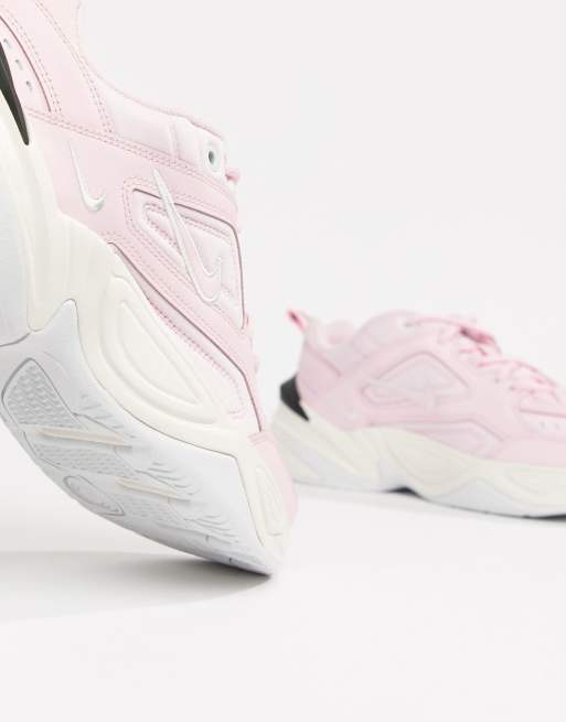 Nike Pink With Contrast Sole M2k Tekno Trainers Asos