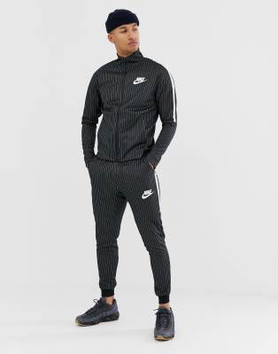 nike pinstripe tracksuit