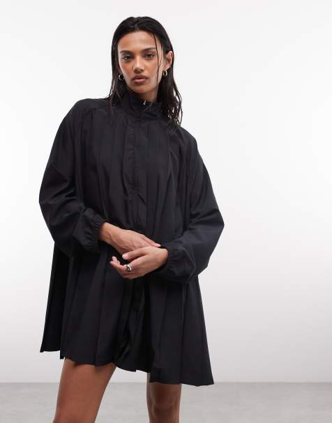 Black Long Sleeve Dresses | Classic & Ribbed Styles | ASOS