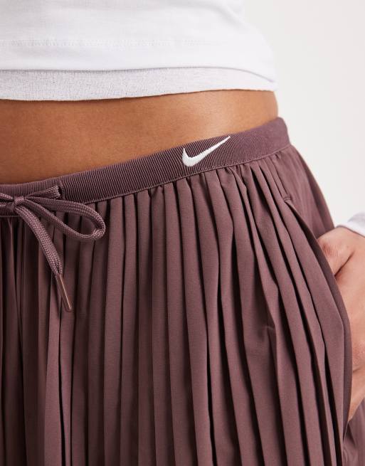 Nike pleated skirt in brown , 3 of 5
