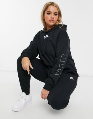Nike Plus Air logo sleeve hoodie in 