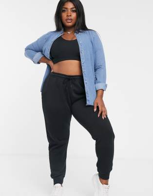plus black joggers