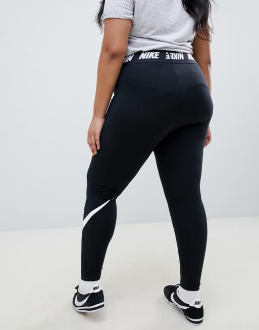 Nike black logo 2025 waistband legasee leggings