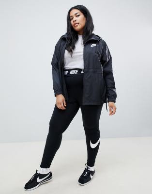 nike black logo waistband legasee leggings