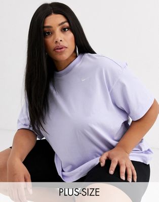 Nike Plus - Boyfriend T-shirt in lila-Paars