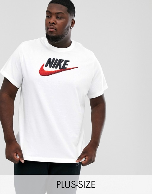 Nike Plus brand mark t-shirt in white