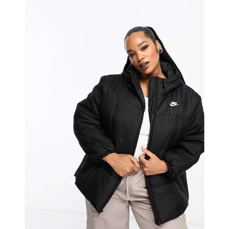 Nike Plus classic puffer jacket in black ASOS