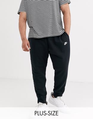 nike cuffed club jogger in black