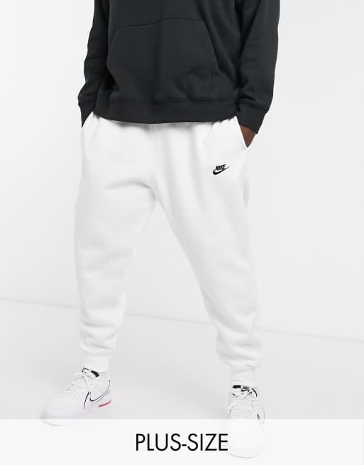 nike air translucent joggers in white