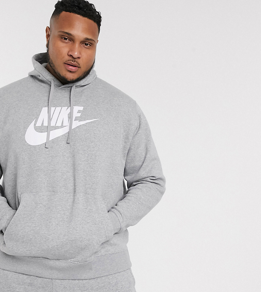 Nike Plus - Club - Hoodie in grijs