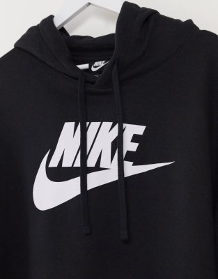 nike large logo hoodie