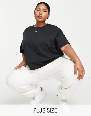 Nike Plus Essentials Boxy T-shirt In Black