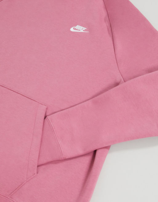 Nike Plus essentials hoodie in dusty pink