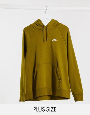 nike khaki green hoodie