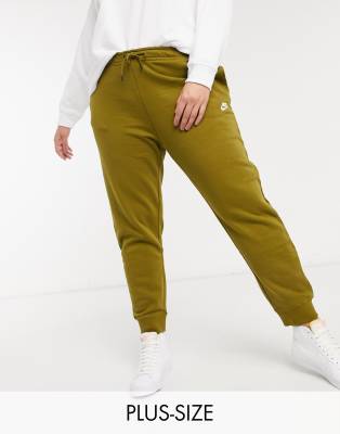 nike joggers olive green