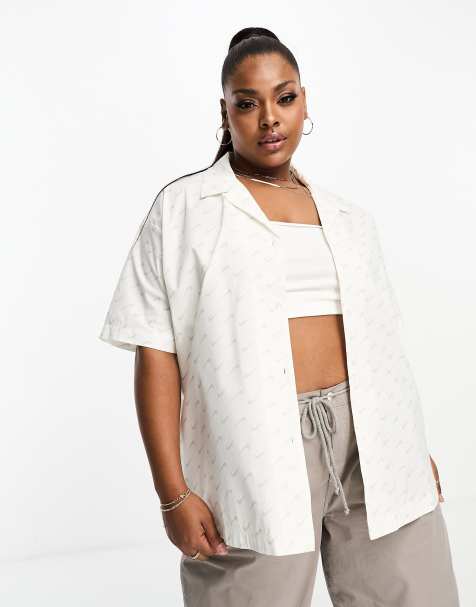 Nike Plus - Everyday Modern - Camicia color bianco vela con stampa - view 1