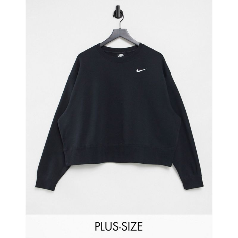 pXHkx CTA Nike - Tuta sportiva oversize nera con logo Nike piccolo