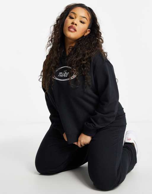 Nike Plus Femme hoodie in black