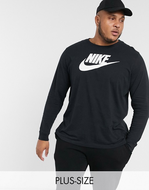 Nike Plus Futura Icon long sleeve t-shirt in black