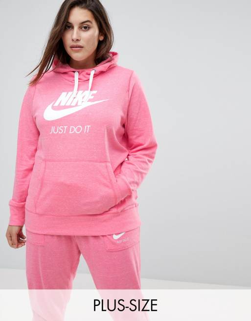 Nike gym vintage hoodie pink clearance