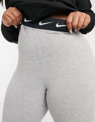 nike repeat swoosh leggings grey