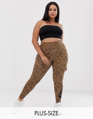 Nike Plus leopard print leggings | ASOS