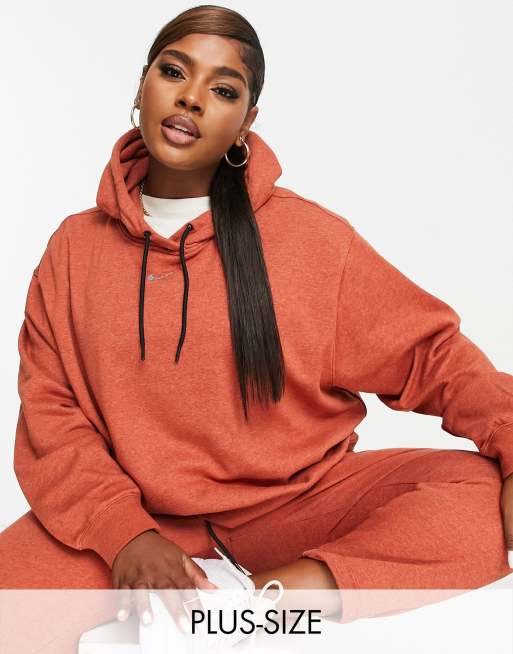 Nike essential fleece oversized hoodie sale