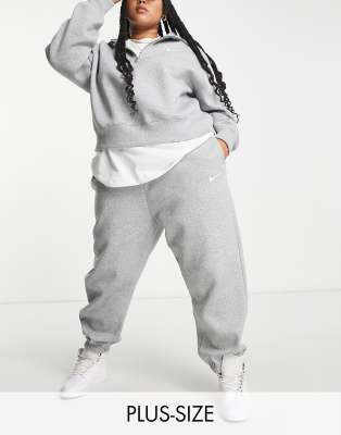 nike oversized grey sweatpants