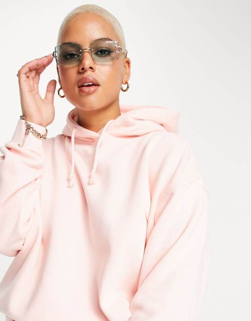 Light pink nike hot sale hoodie womens