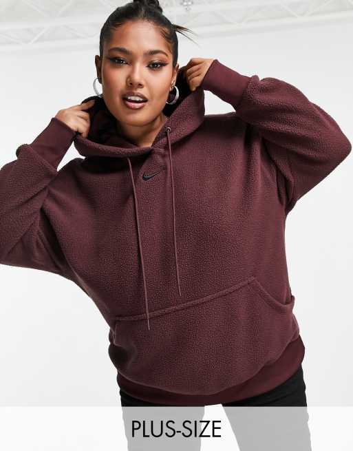 Burgundy crush sales nike hoodie