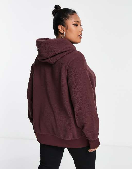 Nike burgundy crush store hoodie